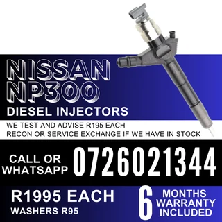 Nissan NP300 diesel injectors for sale