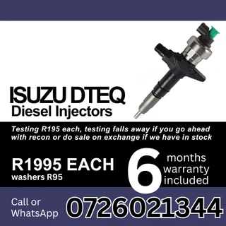 Isuzu Dteq diesel injectors for sale