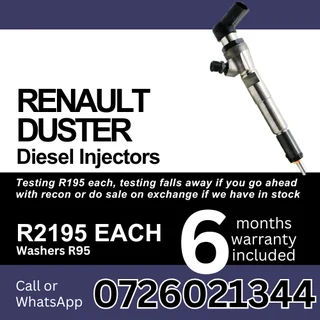 Renault Duster diesel injectors for sale
