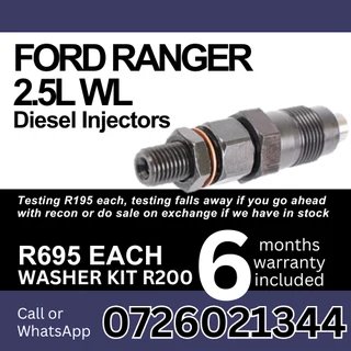 Ford Ranger 2.5L WL diesel injectors for sale
