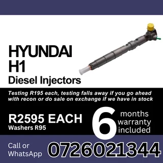 Hyundai H1 Delphi diesel injectors for sale