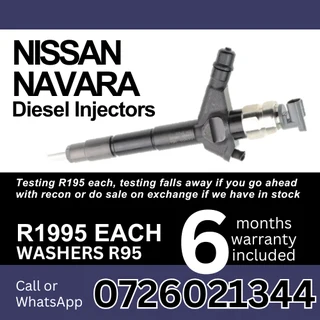 Nissan Navara diesel injectors for sale