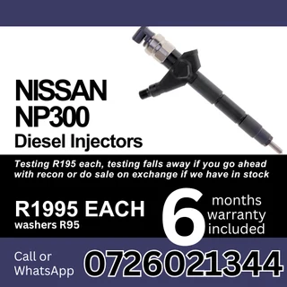 Nissan NP300 diesel injectors for sale