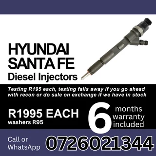 Hyundai Santa Fe diesel injectors for sale