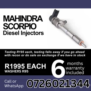 Mahindra Scorpio diesel injectors for sale