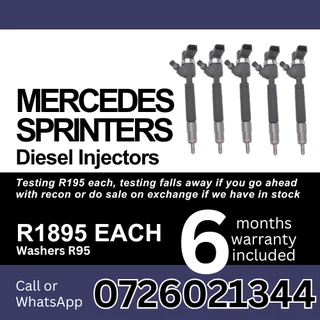 Mercedes Sprinter diesel injectors for sale