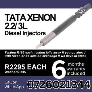 TATA Xenon 2.2 / 3L diesel injectors for sale