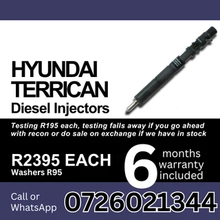 Hyundai Terrican diesel injectors for sale