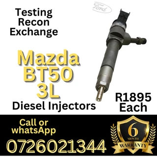 Mazda BT50 3L Diesel Injectors for sale