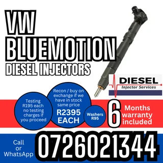 VW Bluemotion 1.2L diesel injectors for sale