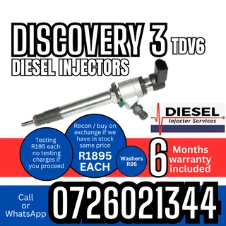 Discovery 3 TDV6 diesel injectors for sale
