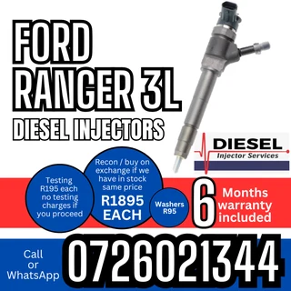 Ford Ranger 3L diesel injectors for sale