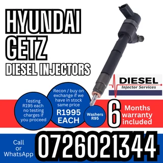 Hyundai Getz diesel injectors for sale