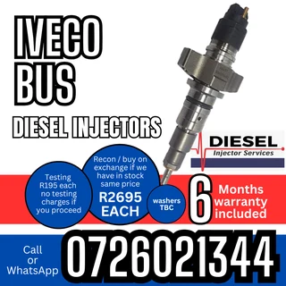 Iveco Bus diesel injectors for sale