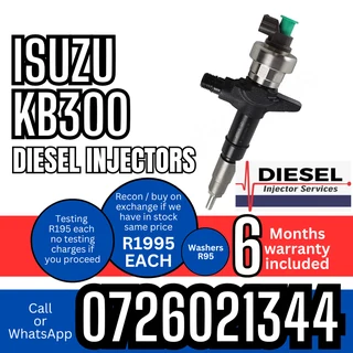Isuzu KB300 diesel injectors for sale