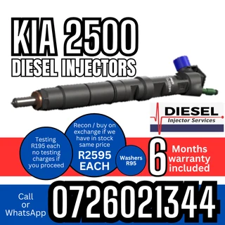 Kia 2500 diesel injectors for sale