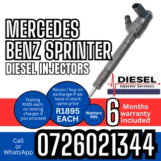 Mercedes Sprinter diesel injectors for sale