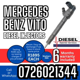 Mercedes Benz Vito diesel injectors for sale