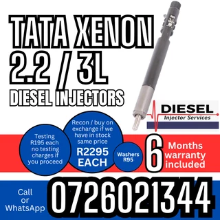TATA Xenon 2.2 / 3L diesel injectors for sale