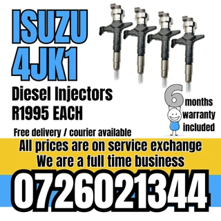 Isuzu 4JK1 diesel injectors for sale