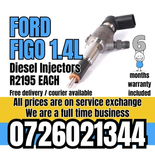 Ford Figo 1.4L diesel injectors for sale