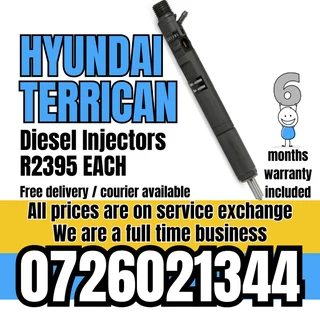 Hyundai Terrican diesel injectors for sale