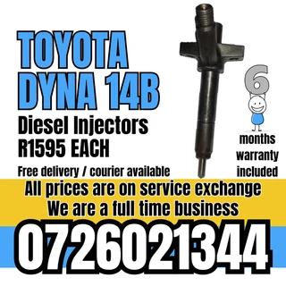 Toyota Dyna 14B diesel injectors for sale