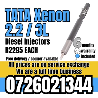 TATA Xenon 2.2 / 3L diesel injectors for sale