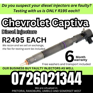 Chevrolet Captiva diesel injectors for sale