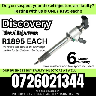 Discovery diesel injectors for sale