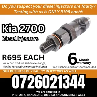 Kia 2700 diesel injectors for sale