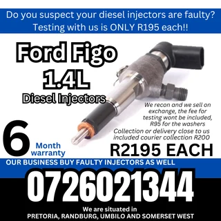 Ford Figo 1.4L diesel injectors for sale