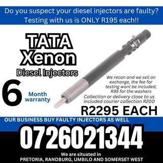 TATA Xenon diesel injectors for sale