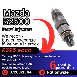 Mazda B2500 diesel injectors for sale
