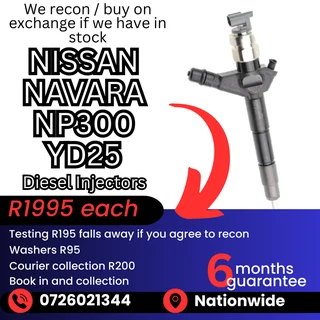 Nissan Navara diesel injectors for sale