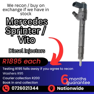 Mercedes Sprinter / Mercedes Vito diesel injectors for sale