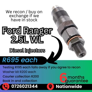 Ford Ranger 2.5L WL diesel injectors for sale
