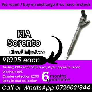 Kia Sorento diesel injectors for sale