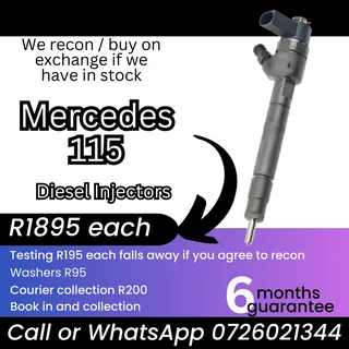 Mercedes 115 diesel injectors for sale