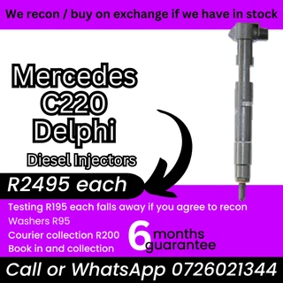 Mercedes C220 Delphi diesel injectors for sale