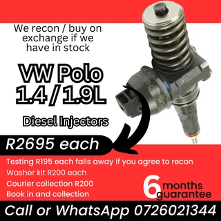VW Polo 1.4 / 1.9L diesel injectors for sale