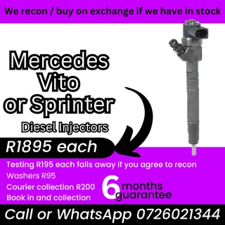 Mercedes Vito / Sprinter diesel injectors for sale
