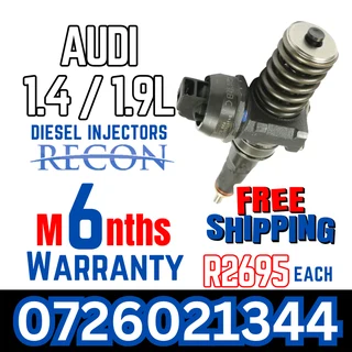 Audi 1.4 / 1.9L diesel injectors for sale