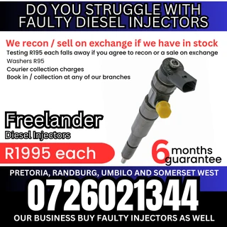 Freelander diesel injectors for sale