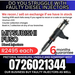 Mitsubishi Fuso diesel injectors for sale