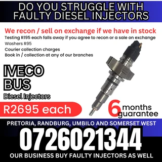 Iveco Bus diesel injectors for sale