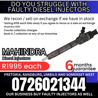 Mahindra diesel injectors for sale