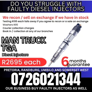 MAN Truck TGA diesel injectors for sale