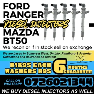 Ford Ranger / Mazda BT50 2.2 / 3.2L diesel injectors for sale