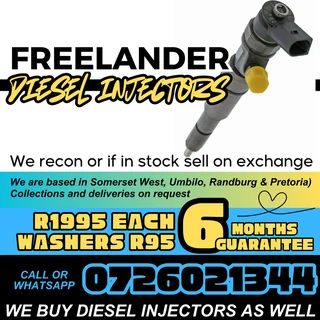 Freelander diesel injectors for sale